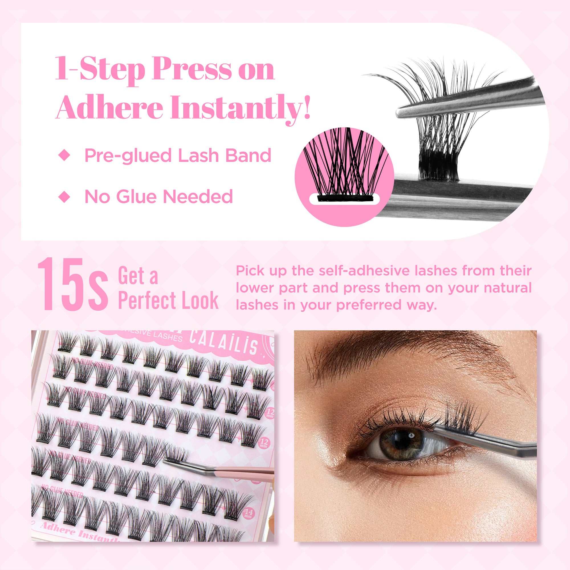 DIY Self-adhesive Cluster Lash Bundles（Big Deal）